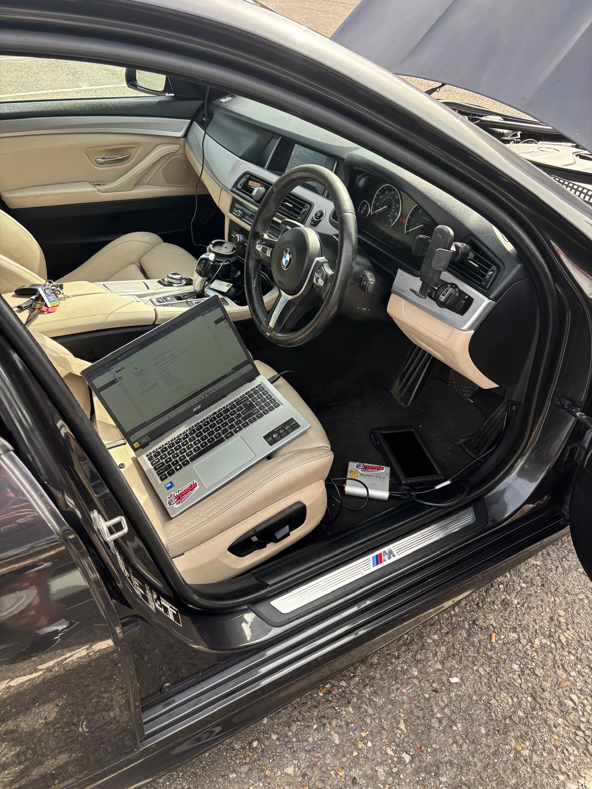 BMW 5 Series M Sport remap carried out at the customer's location